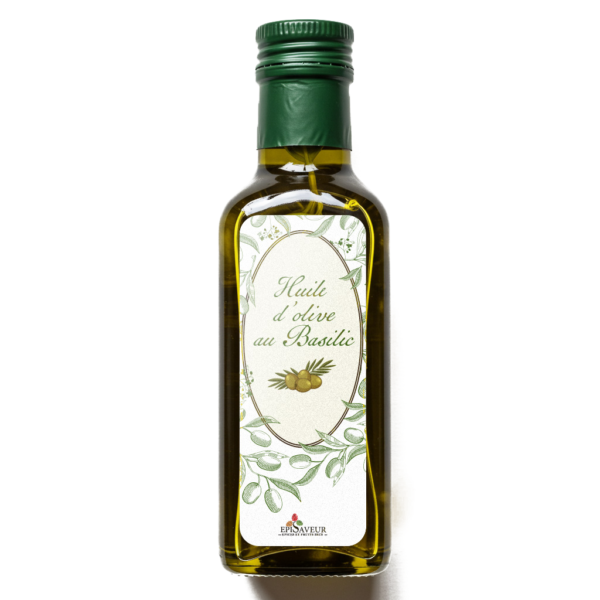 Huile d'olive au Basilic